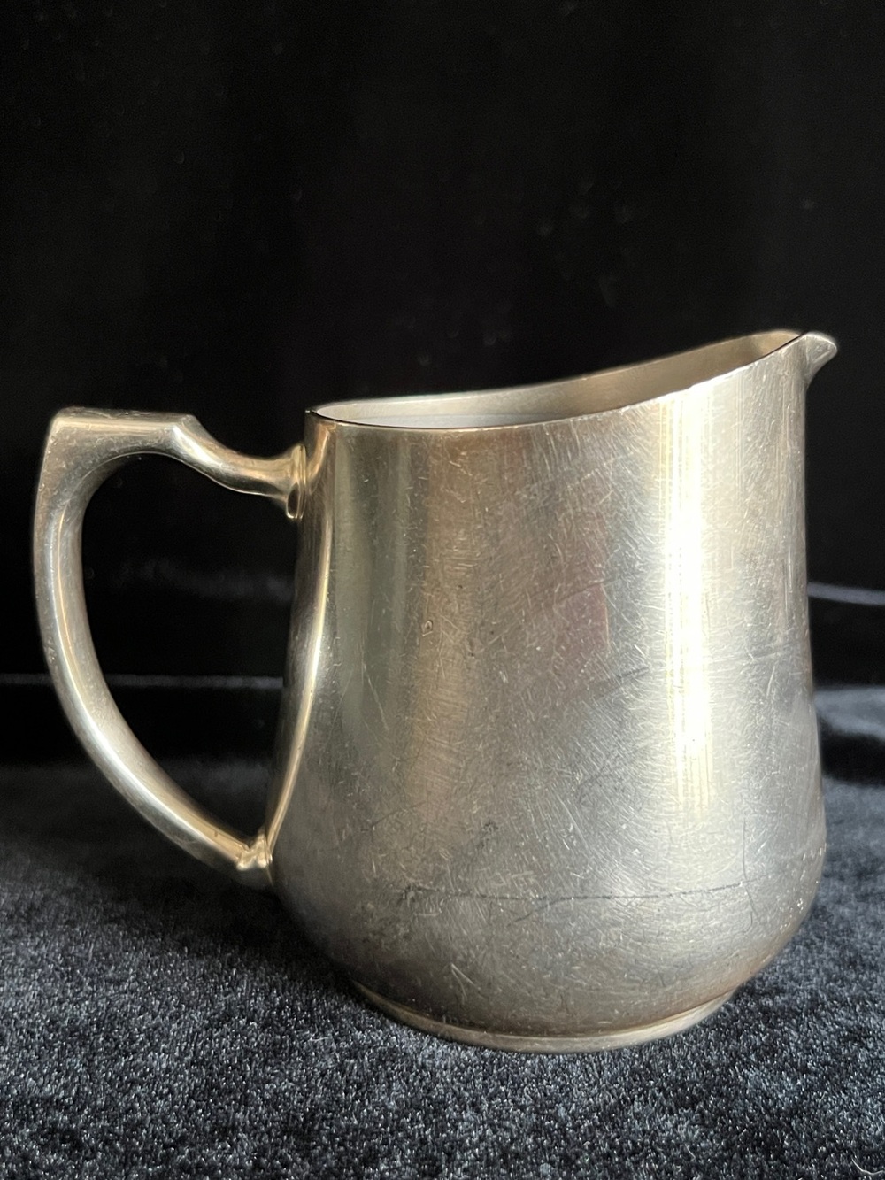 Sambonet Steel Milk Pitcher Mid-Century Modern Vintage Creamer Italy